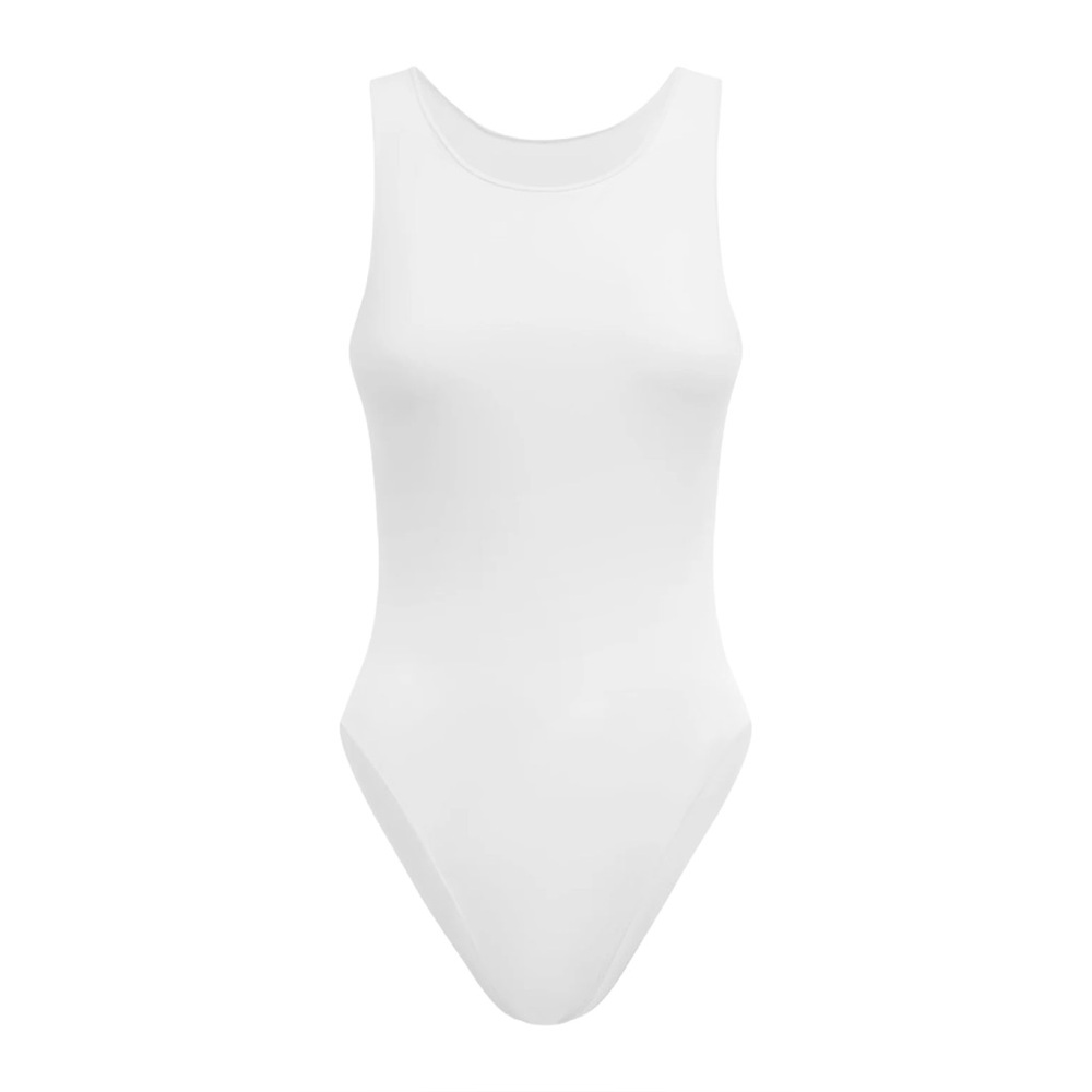 NWT!! And Now This White Core Bodysuit Top - in White - Size Large